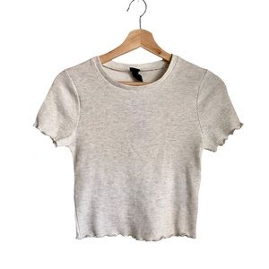 [Wild Fable] Lettuce Trim Baby Tee